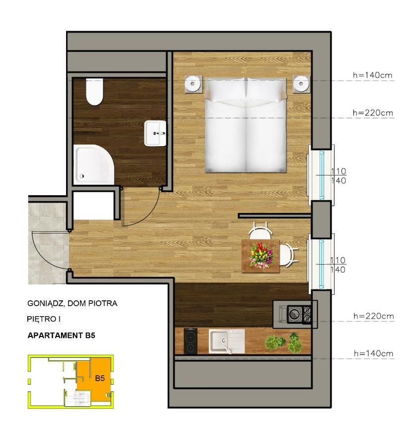 Dom Piotra Apartment Goniadz Exterior photo